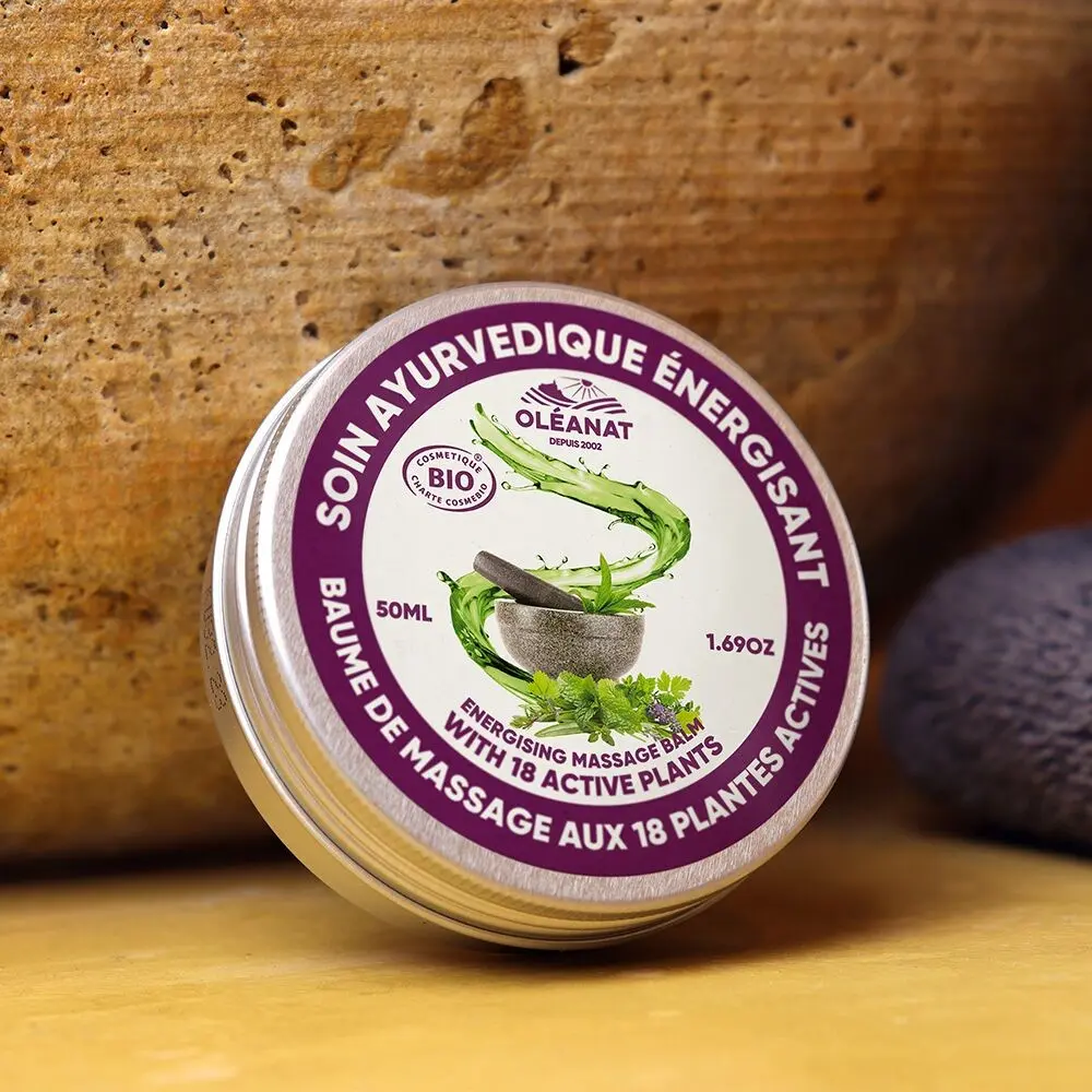 Organische energetisierende Ayurveda-Behandlung mit 18 Pflanzen 50 ml - OLEANAT