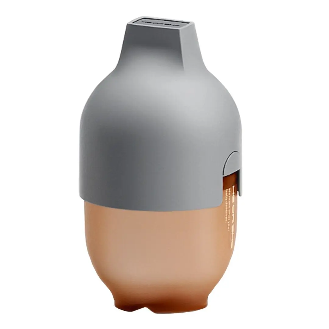BOTELLA HEORSHE DE CUELLO ULTRA ANCHO, 160 ml., 0-3, GRIS