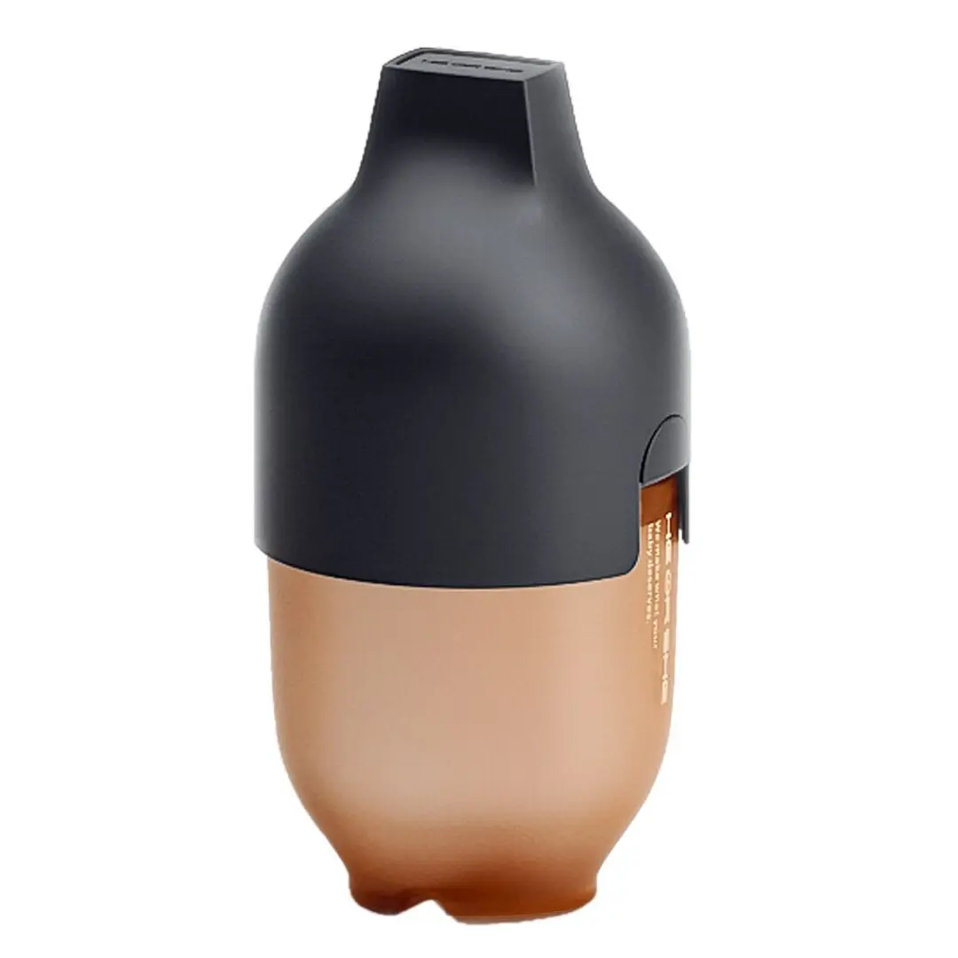 HEORSHE BOTELLA CUELLO ULTRA ANCHO, 240 ml., 6+, NEGRO