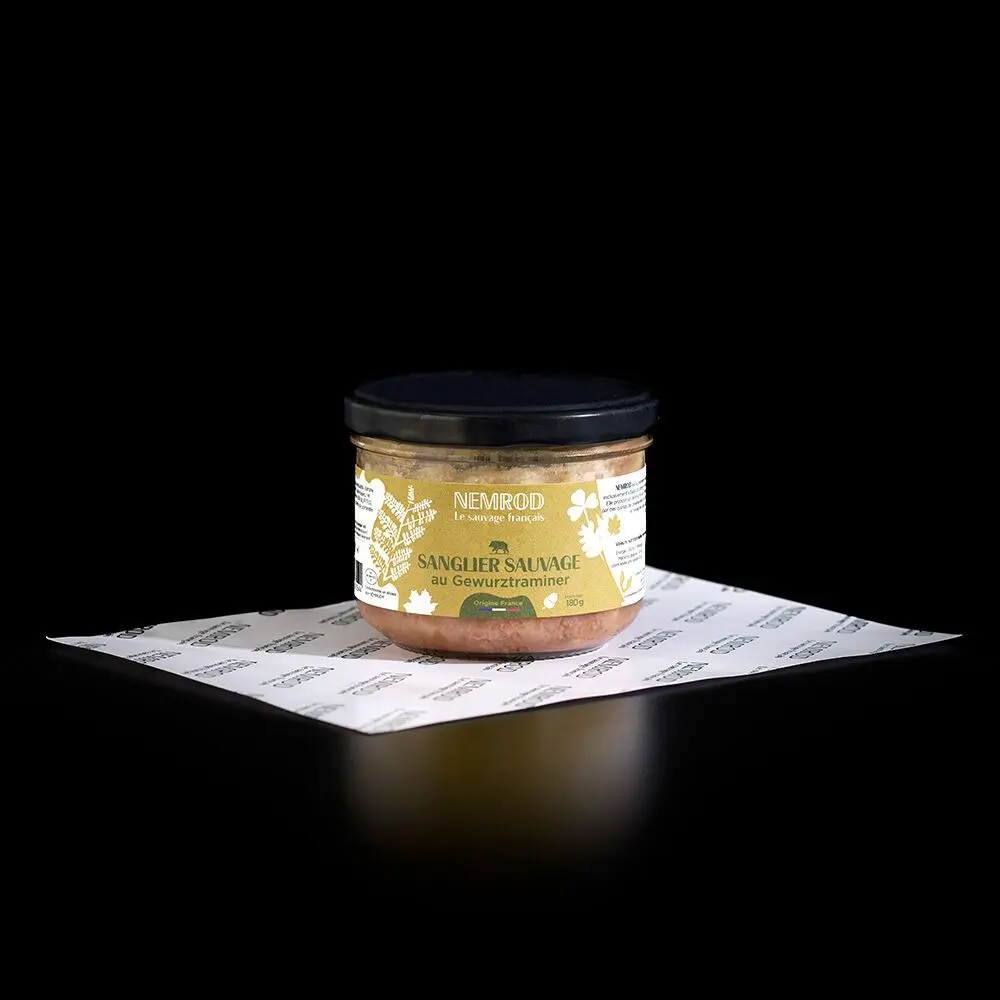 Wildschweinterrine mit Gewürztraminer - Wild - 180g