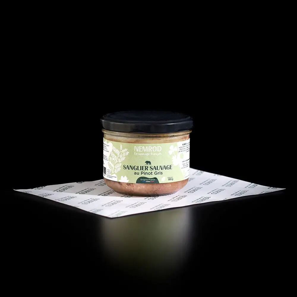 Wildschweinterrine mit Grauburgunder - Wild - 180g
