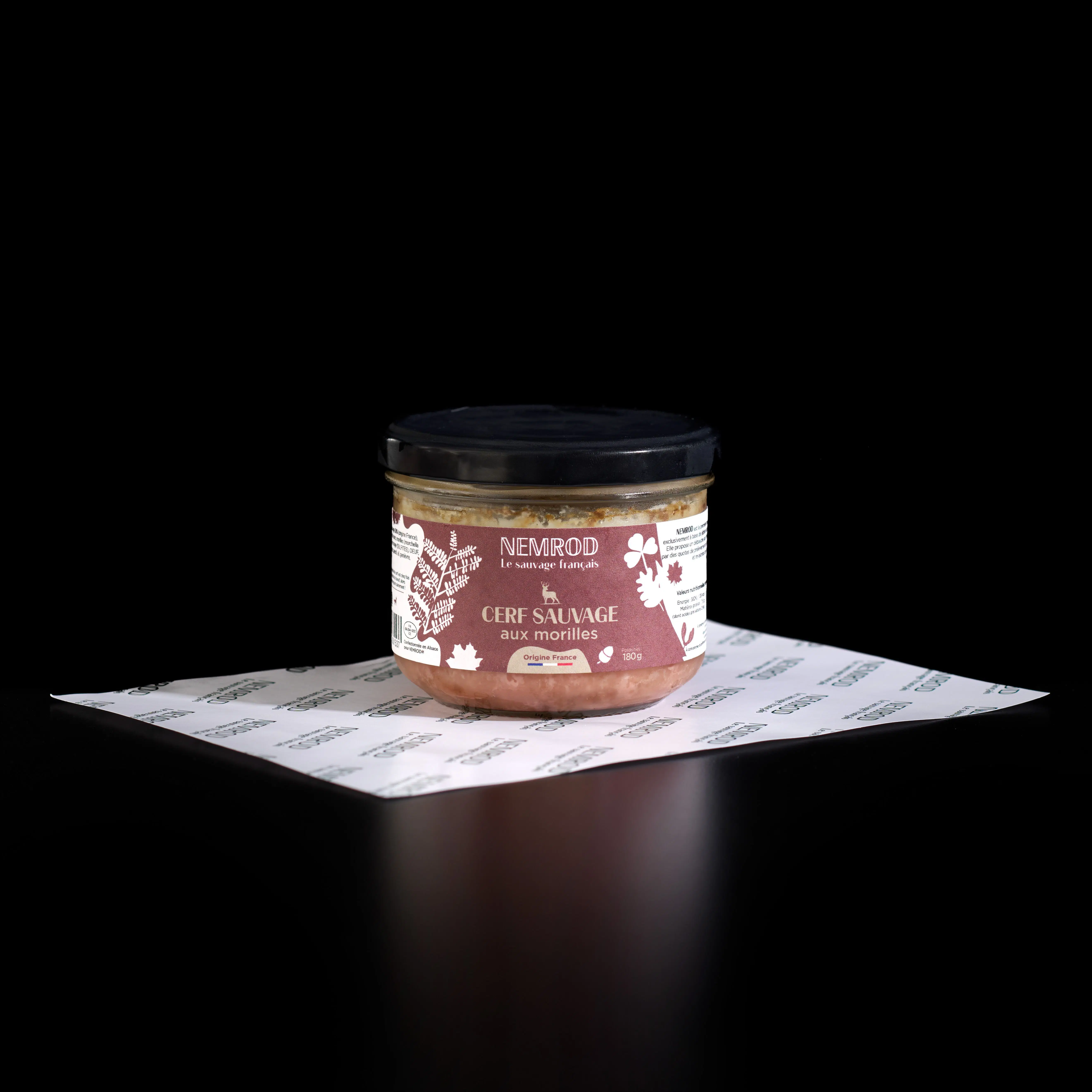 Hirschterrine mit Morcheln - Wild - 180g