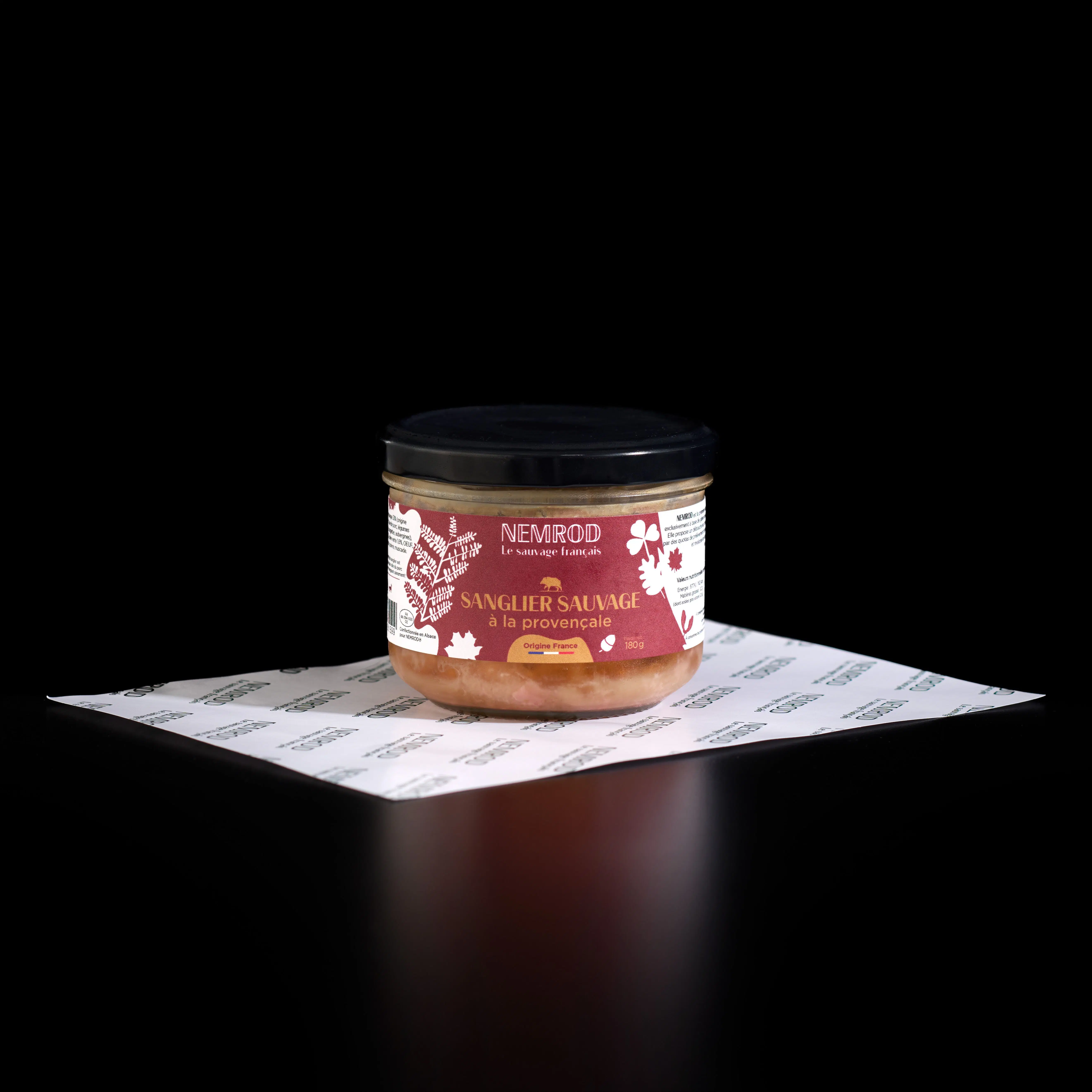 Provenzalische Wildschweinterrine - Wild - 180g