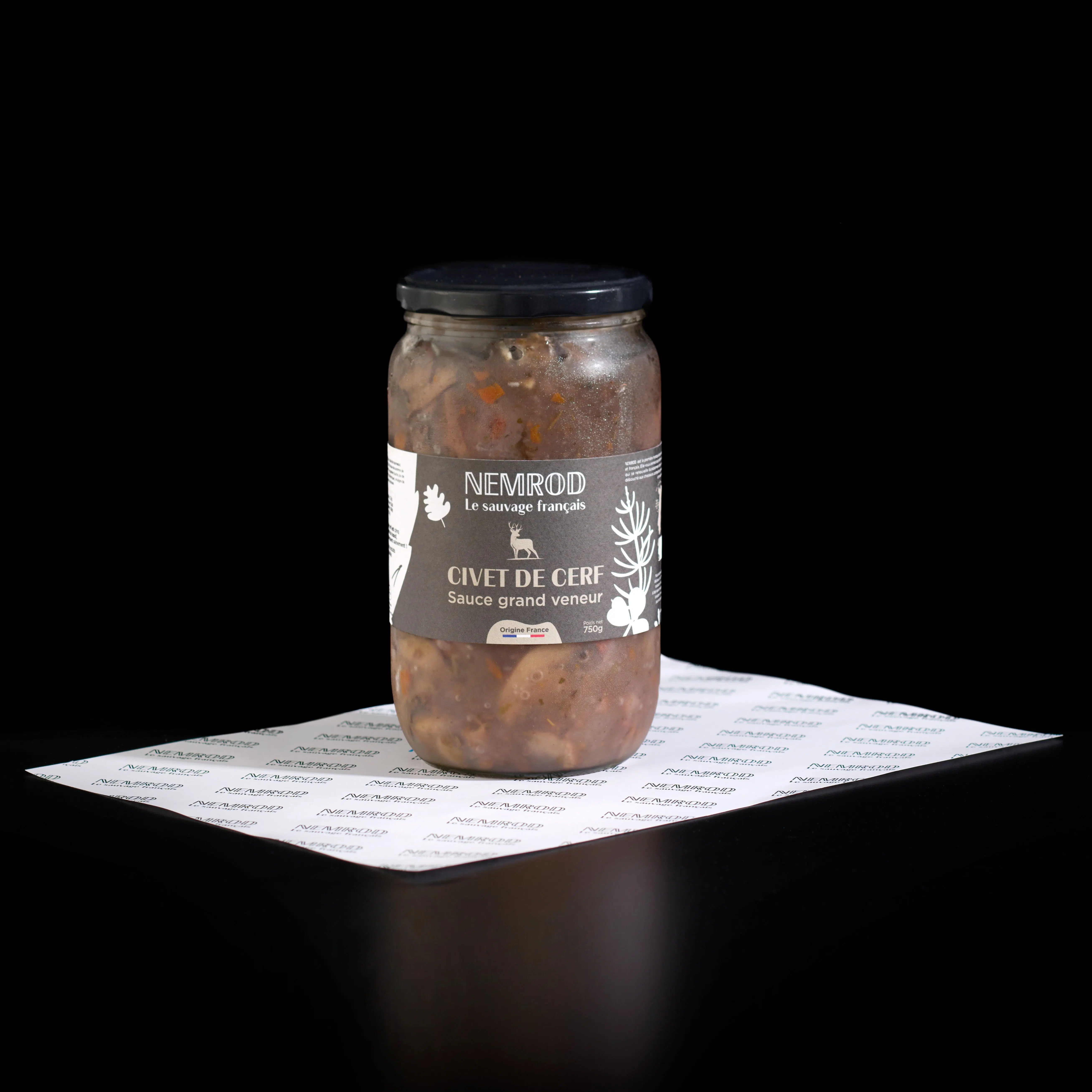 Hirschragout mit Grand Veneur Sauce - Wild - 750g