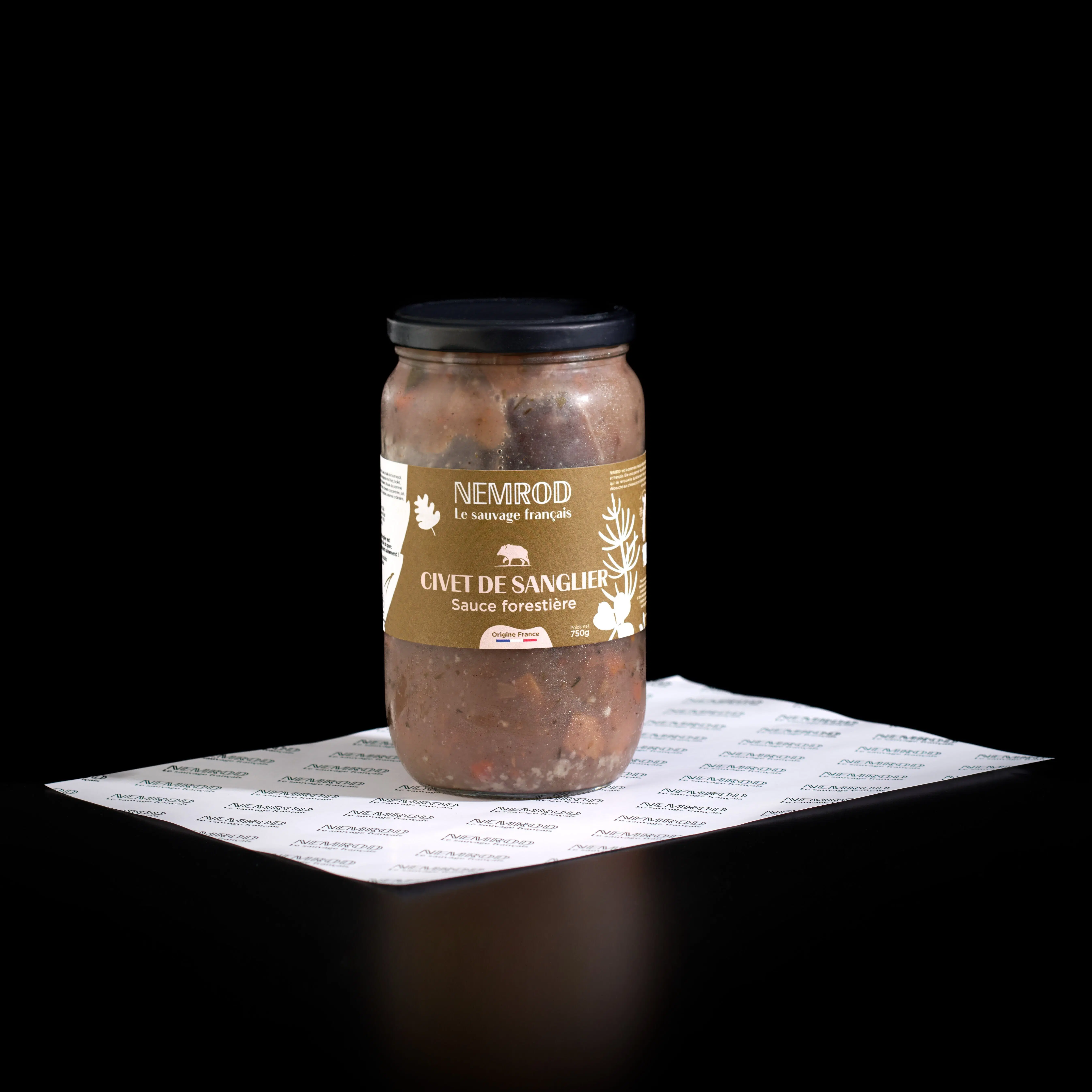 Wildschweineintopf mit Waldsauce - Wild - 750g