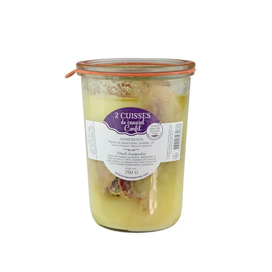 2 KONFIT ENTENBEINE, 750G GLAS