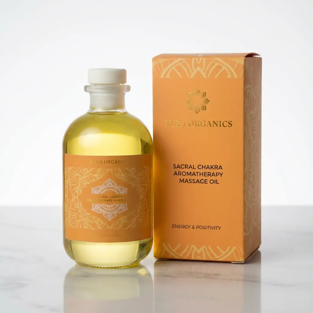 Aromatherapy Massage oil - Sacral chakra blend