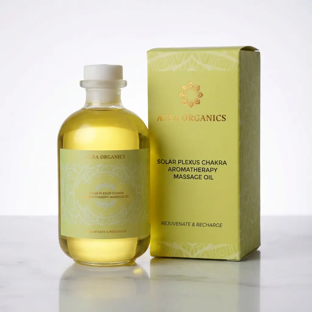 Aromatherapy Massage oil - Solar plexus blend