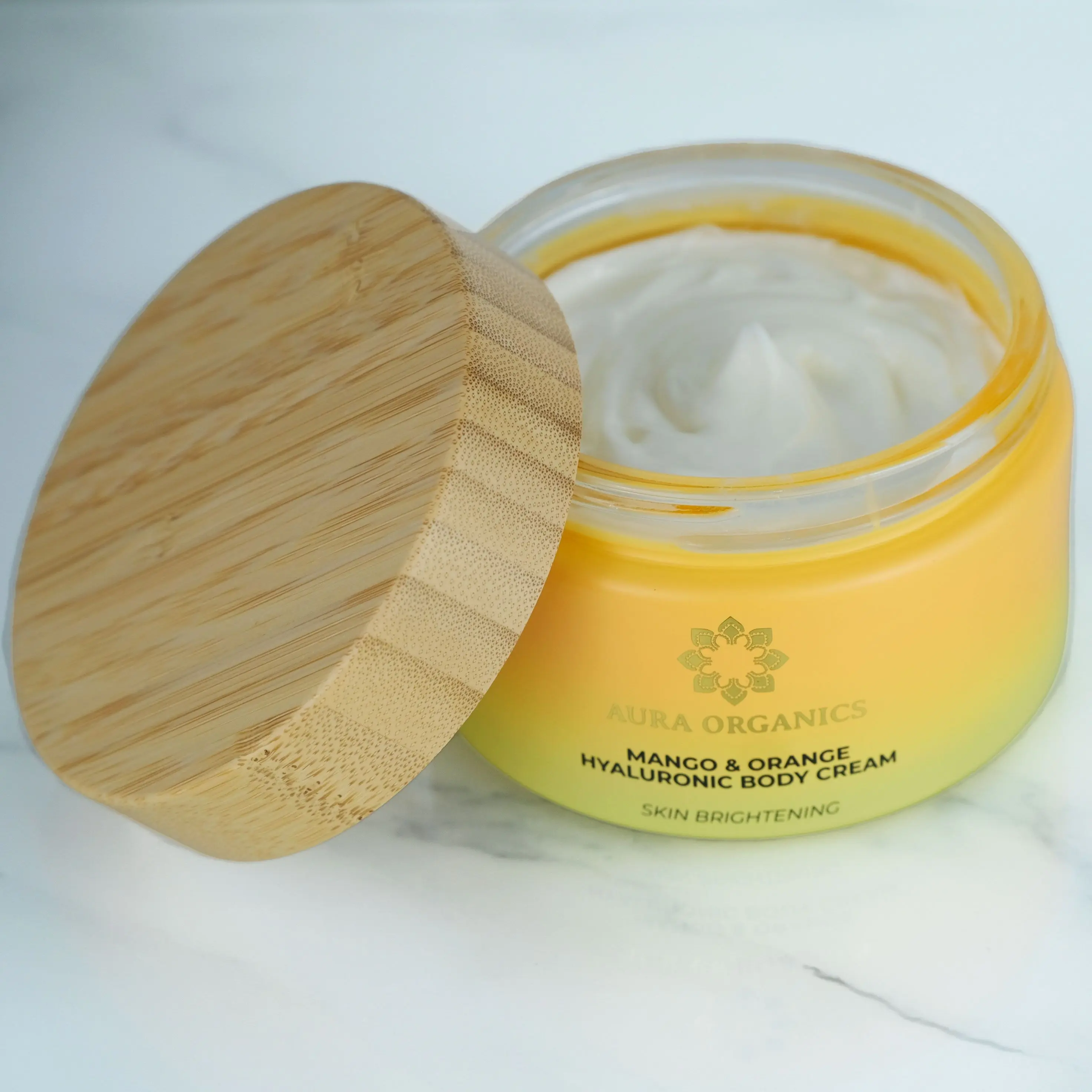 Organic Hyaluronic Acid body cream - Mango & Orange