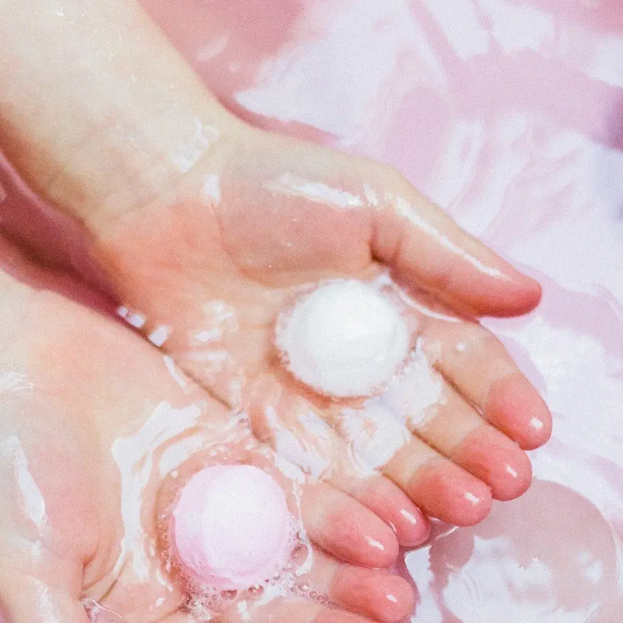 PROMOTION ! SPARKLING BATH BALLS SWEET MUSK - 5 x 8G - 17479