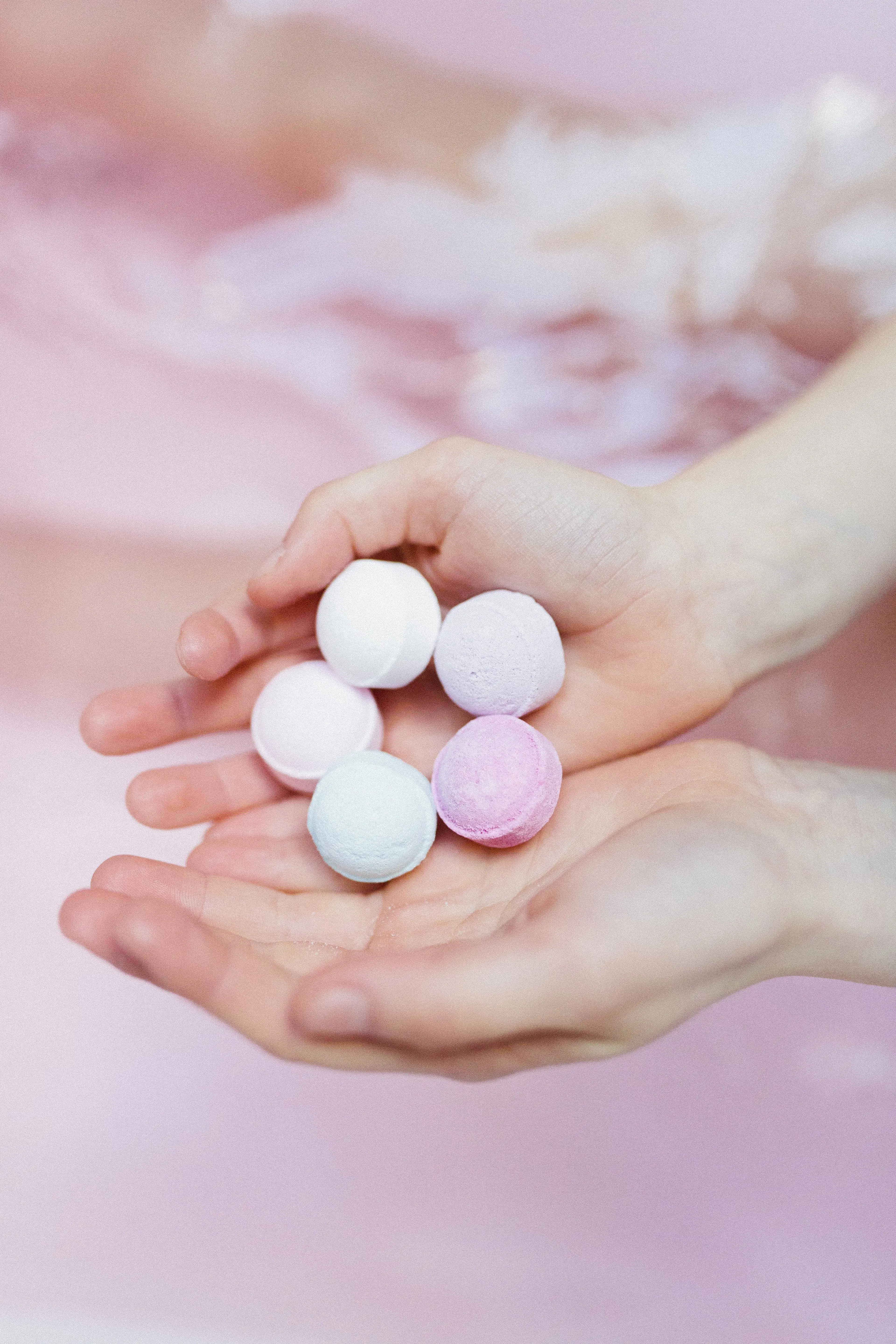 PROMOTION ! SPARKLING BATH BALLS SWEET MUSK - 5 x 8G - 17479