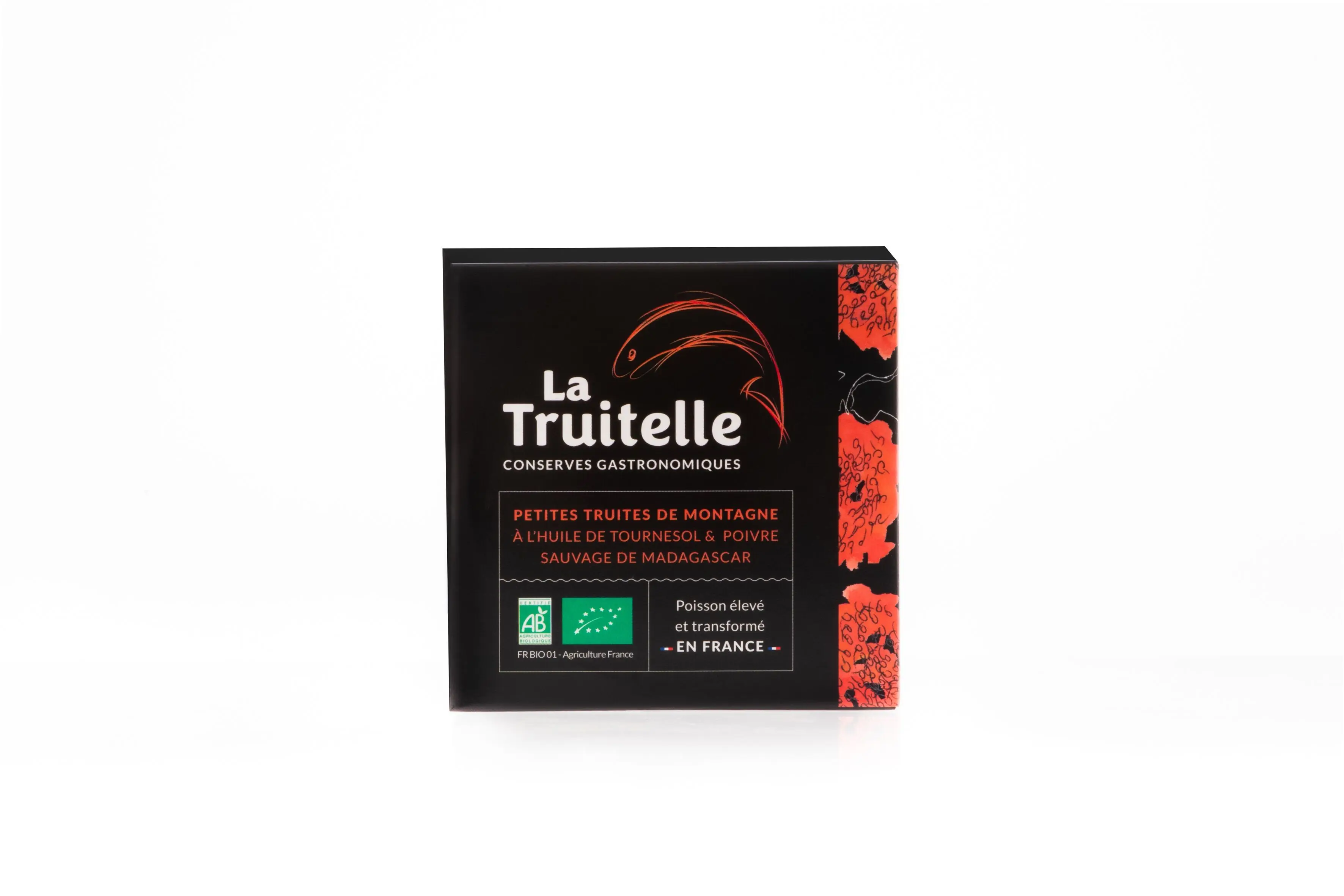 Petites truites de montagne à l’huile de tournesol et poivre sauvage de Madagascar