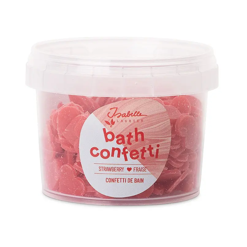 BATH CONFETTI - STRAWBERRY - 16316