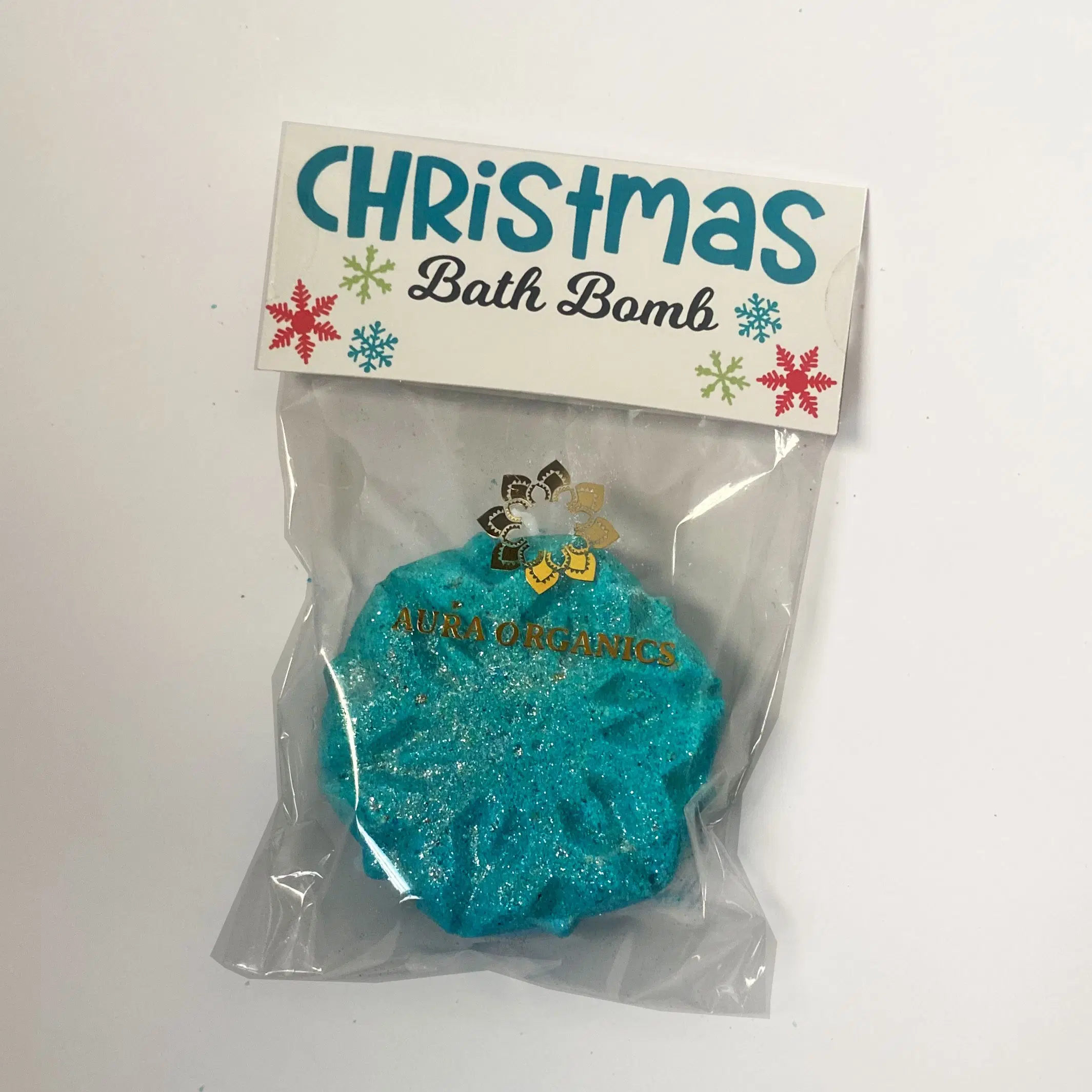 Chrsitmas snowflake bath bomb