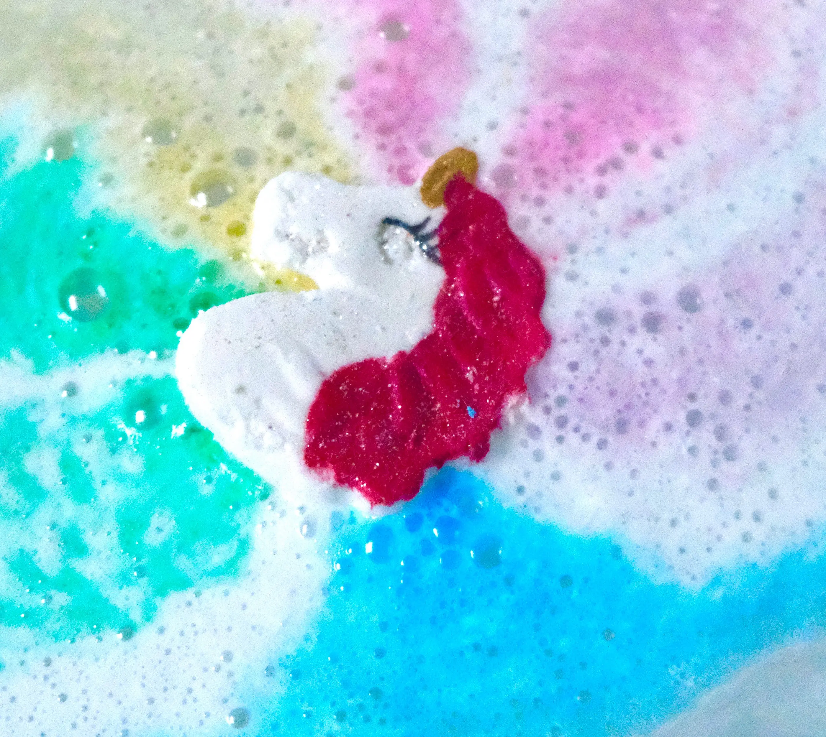 Rainbow unicorn Bath bomb