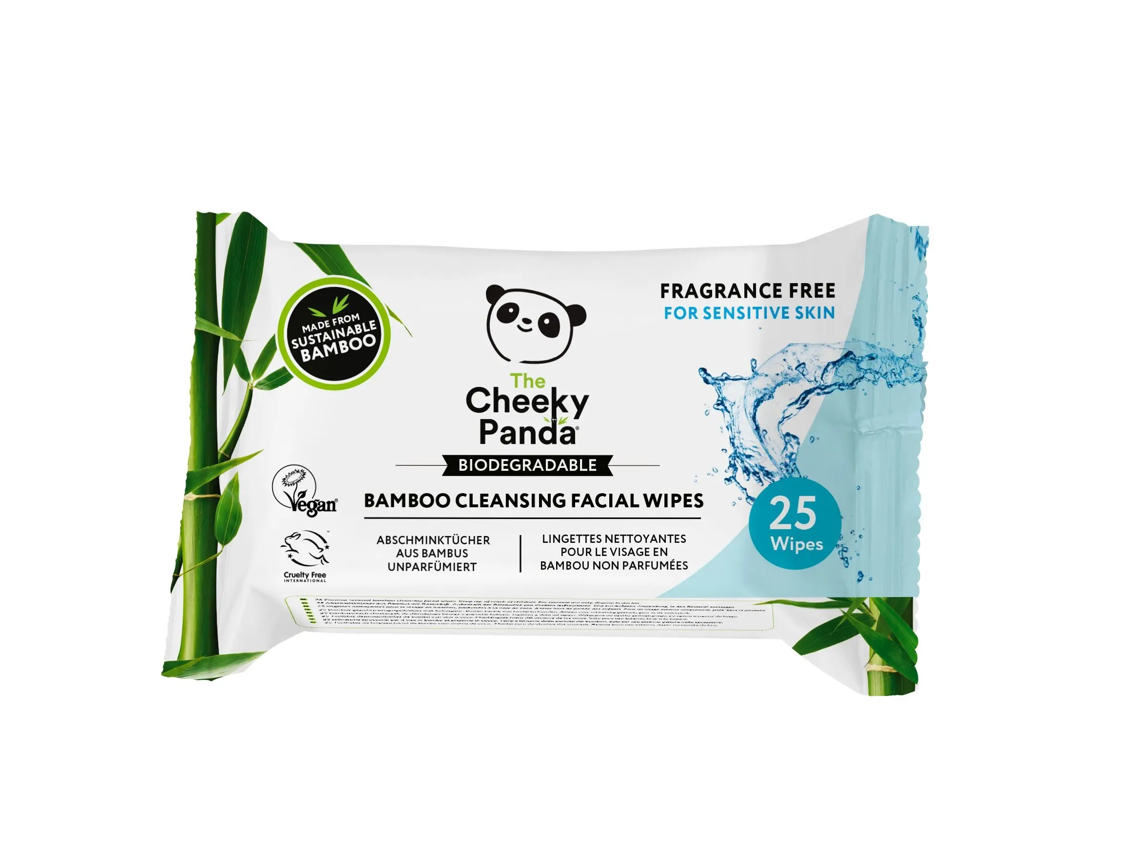 Biologisch abbaubare Gesichtstücher | 24 Packungen - parfümfrei
