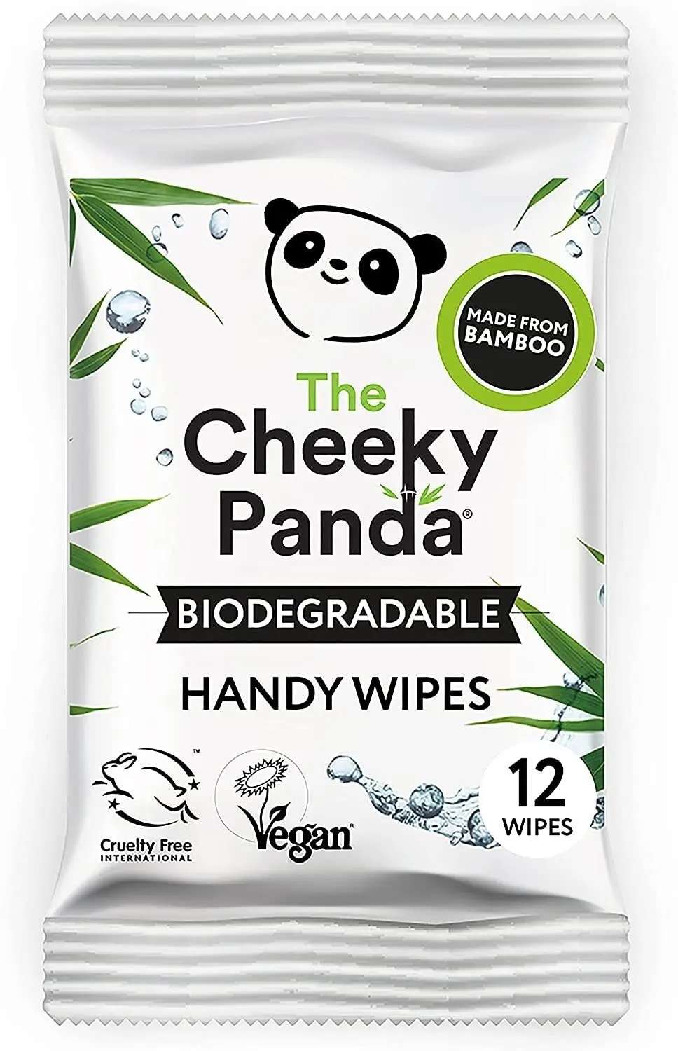 Biologisch abbaubare Handy Wipes Display Box | 72 Einzelpackungen