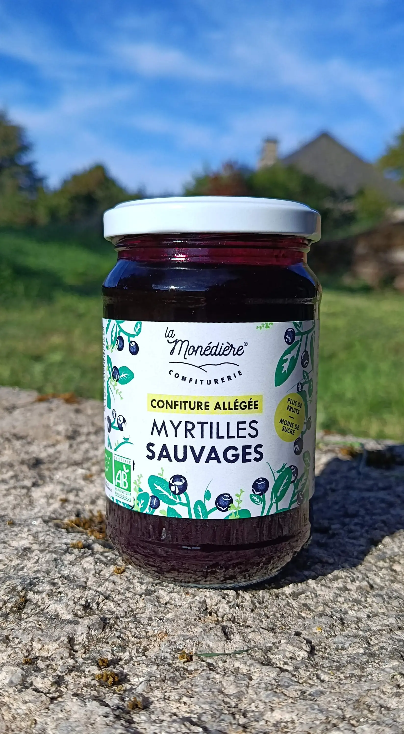 Reduced-Sugar Wild Blueberry Jam 320g