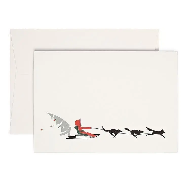 Sleigh Ride Grusskarte
