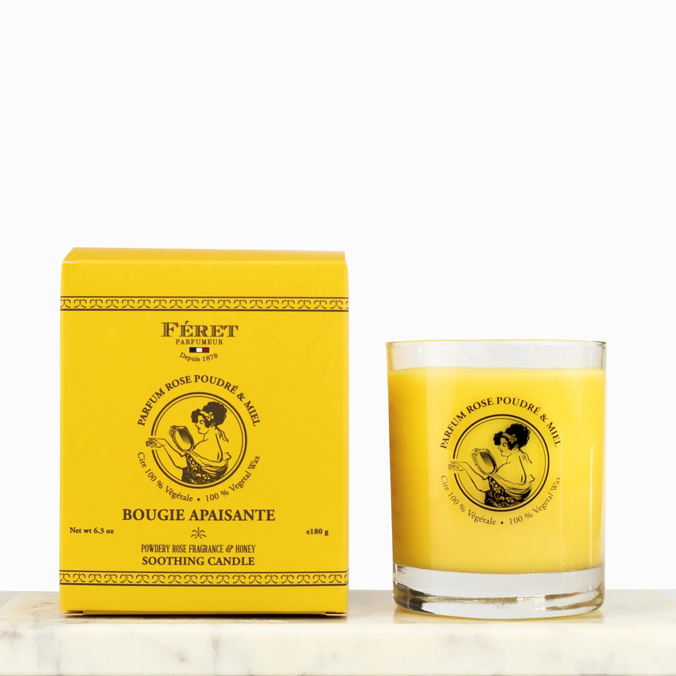 Rose candle