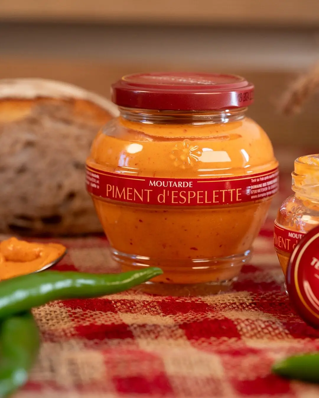 Espelette pepper mustard 200g