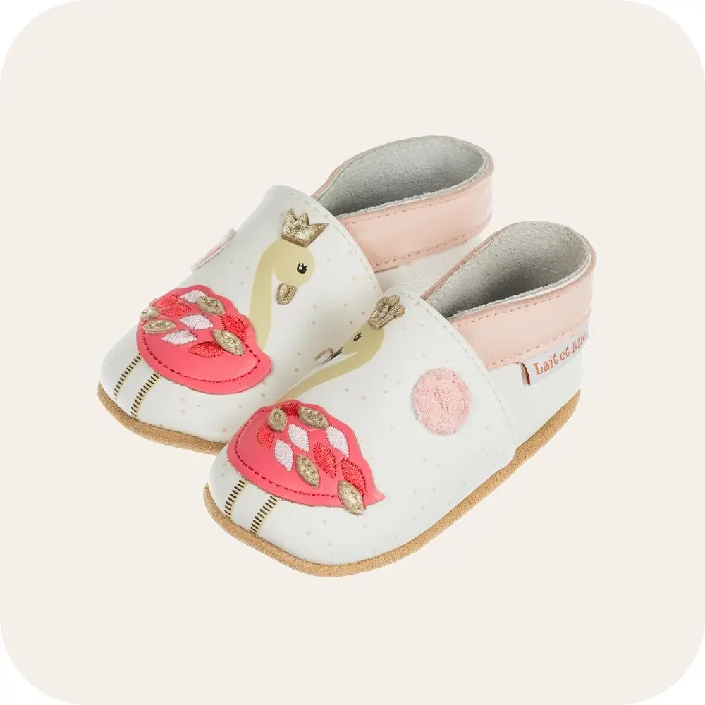 Babypantoffeln - Rosa Flamingos 2-3 Jahre