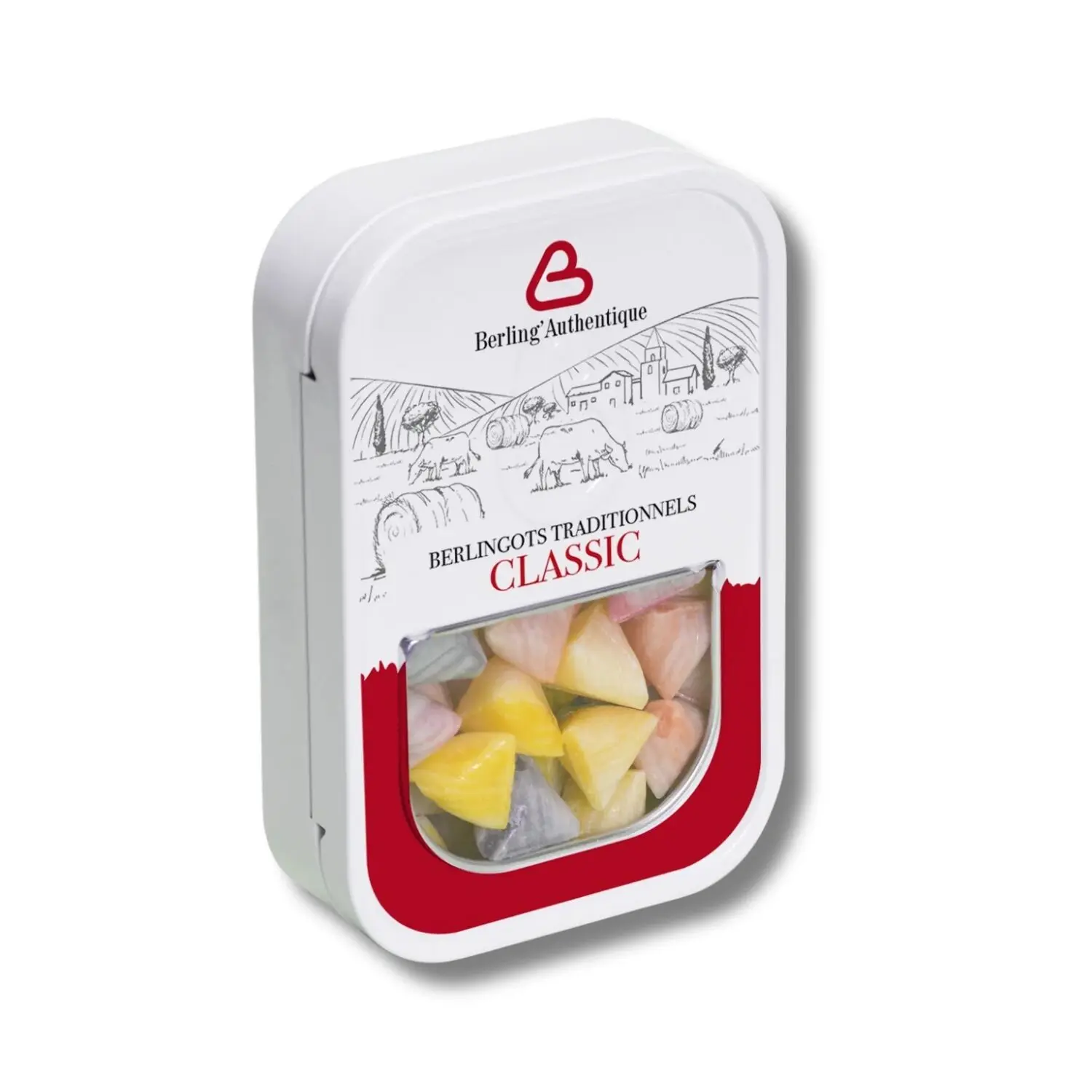 BERLING'AUTHENTIQUE | Bonbons Artisanaux | Saveur assortiment Multi Fruits | boîte de 200g